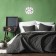 Cover with pillowcases "Kim", size 160x220 cm, color wet asphalt
