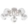 Chandelier 6591203/5 E27 40W white 55x55x24 cm Bayerlux