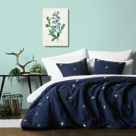 Cover with pillowcases "Belli", size 160x220 cm, blue color
