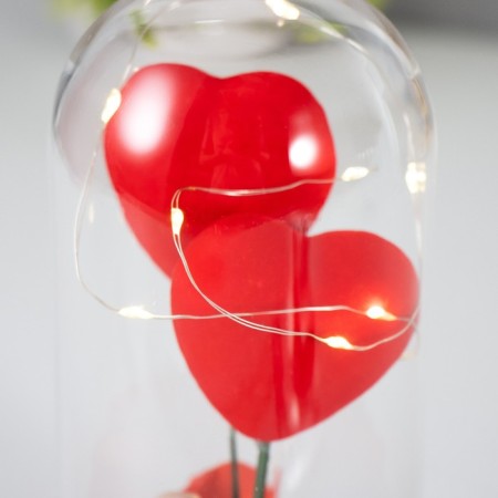Nightlight "First Kiss" LED from batteries LR44 8x8x19 cm-3