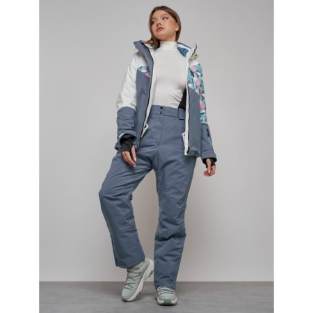Ski suit female, size 50, white color-21