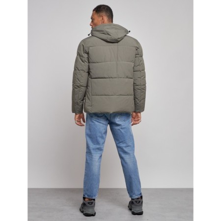 Male jacket, size 58, khaki color-3