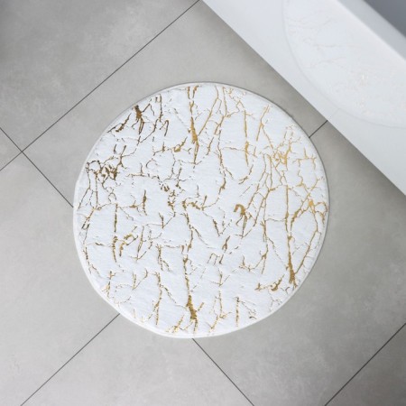 House rug of shares "Gold", 60 × 60 cm, beige color-6
