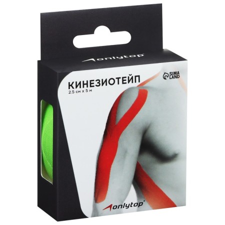 Kinesio-table Onlytop, 2.5 cm x 5 m, Mix color