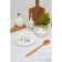 Porcelain salad with a spoon of the green garden, 250 ml