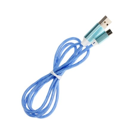 Mybit, microUSB - USB, dynamic LED backlight, 2 A, 1 m, only charging-3