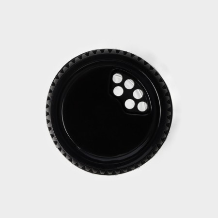 Three -position glass mill, 80 ml, black color-4