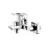 Milardo Atlantic ATLSBC0M02 bath mixer, pour 135 mm, chrome