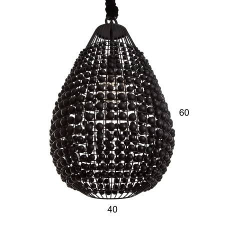 Ceiling light "Brutus" black 1x40W, E27, 40x40x68 cm-2