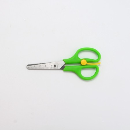 Baby scissors 13 cm, safe, with a latch "beaks byaki"-2