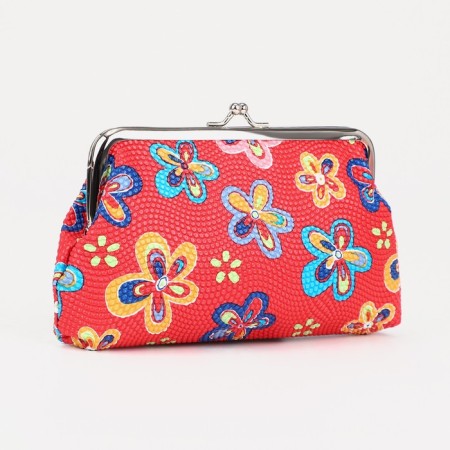 Cosmetic bag on the farmar, red/multi -colored color