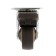 Furniture wheel Cappio d = 30, with a stop, rotary, soft move, tpr coating