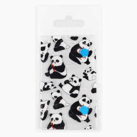 Baiga cover, pass "Panda", 6.1 x 10.4 cm-4