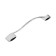 Tundra bracket handle, m/o 192 mm, silver color