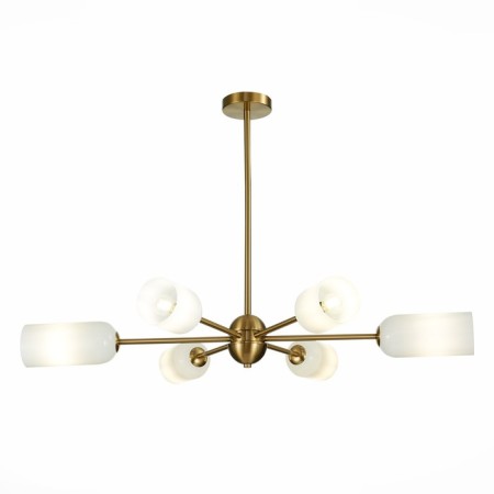 Ceiling Ceiling ST LUCE. SL1180.202.06. Treviso. 6x40 W, E14, 100x100x65 cm, golden color-3