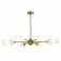 Ceiling Ceiling ST LUCE. SL1180.202.06. Treviso. 6x40 W, E14, 100x100x65 cm, golden color