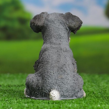 Garden figure "Puppy Mittelshnauser" 19x15cm-2