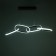 Lamp with PDD "Megan" 4xLED 45W 3000-6000K black chrome 89x18x23-123 cm