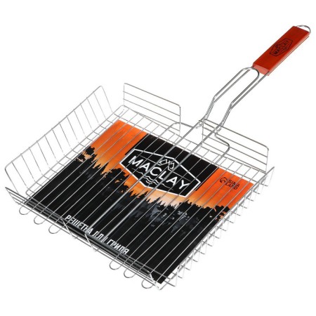 Ground Grill Universal Maclay, 26x31 cm, chrome steel, for barbecue-11