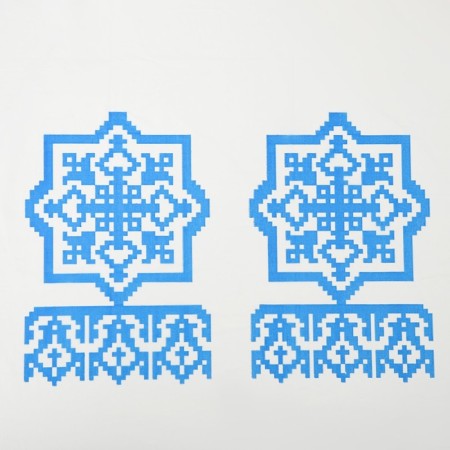 The single tablecloth “Russian patterns”, 110 × 220 cm, Mix drawing-6