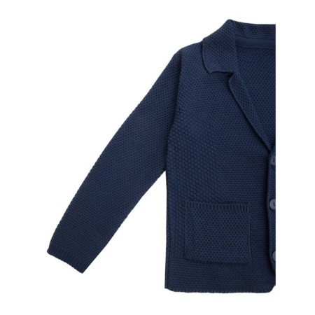 Jacket for a boy School, height 140-146 cm, blue color-8