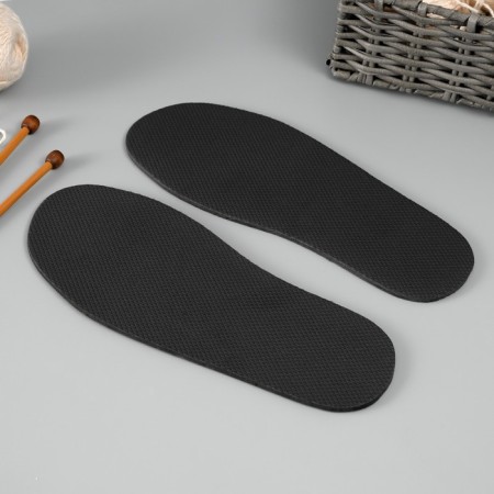 Sole for knitting shoes "Eva" size "45", thickness 4 (± 0.5) mm, black-2