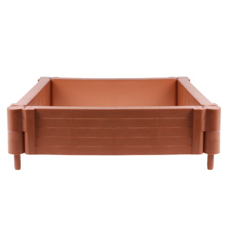 Plastic bed, 55 × 55 × 13 cm, terracotta, "plus"-1