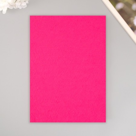 A set of soft felt "Astra" (3 pcs) bright pink, 3 mm, 400 gr. 20x30 cm