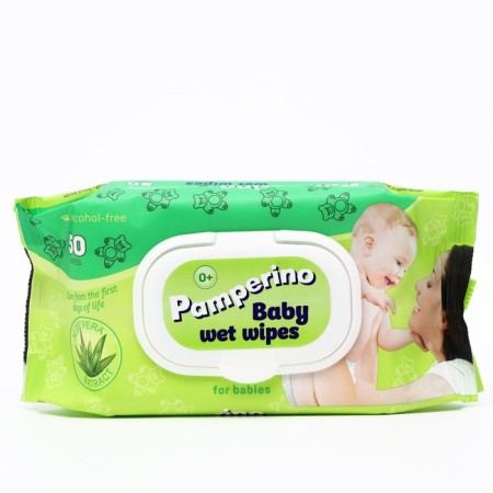 Wet napkins Pamperino are children, with aloe vera, 50 pcs. Mix-2