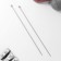 Knitting knitting needles, straight, with Teflon coating, D = 5 mm, 35 cm, 2 pcs