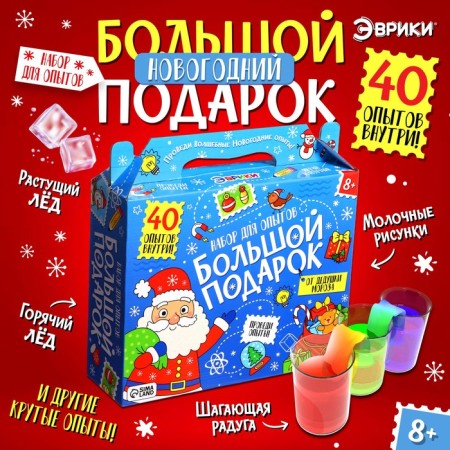 Set for experiments "Big New Year's Gift", 40 experiments