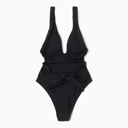 Swimsuit female adhesive minku color Black size 42-9