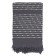 Gray cotton cover with a decorative line of Ethnic, size 230x250 cm