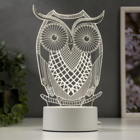 Lamp "Big Eagle" Led White from the network 9.5x13x22cm Risalux