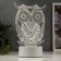 Lamp "Big Eagle" Led White from the network 9.5x13x22cm Risalux
