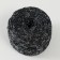 Knitted yarn "Ribbon" with Lurex 85m/170 ± 5 g (black, lurex: silver)