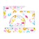 Set of geometric flexible silicone (ruler 20cm+2 squares+transporter) abstraction
