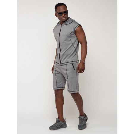 Sports suit men's, size 50-52, light-gray color-2