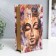Safe-Kniga tree to the leatherette "Buddha's head in flowers" 21x13x5 cm