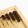 Backgammon "lion", wooden board 40 x 40 cm, with a field for playing checkers