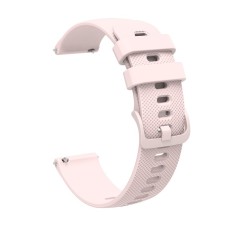 Smart hours strap, 20 mm, silicone, pink