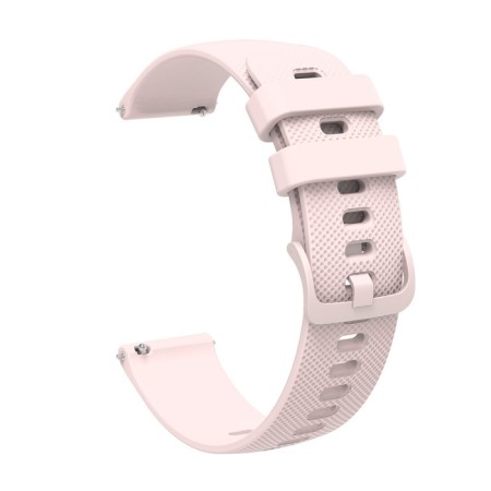 Smart hours strap, 20 mm, silicone, pink