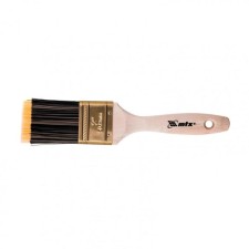 Brush flat MTX 83222, Golden, artificial bristles, wooden pen, 2 
