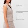 Women's vest mist, r.50, beige
