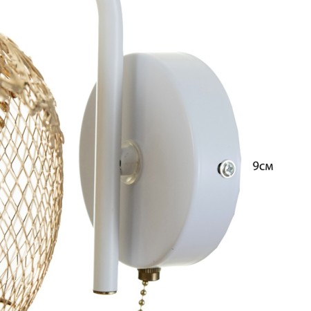 Sconces 662428/1 E14 40W white-gold 26x16x20 cm-3