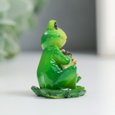 Souvenir Polystone "Frog Music" Mix 3.3x3.2x4.3 cm-2