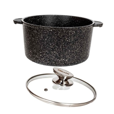 Pan Olivetti CS724, with a lid, aluminum, d = 22 cm, 4 liters-8