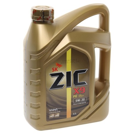 Motor oil zic X9 Fe 5W-30, API SP Acea, synthetic, 4 liters