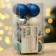 Christmas balls New Year, for the New Year, plastic, d = 3 cm, 16 pcs., The color is blue, silver, blue and white