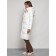 Coat insulated winter female, size 48, white color